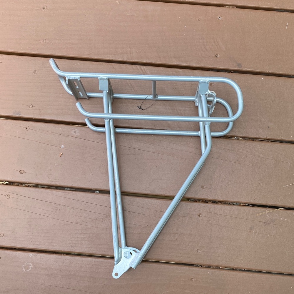 Silver Metal Wall Rack Shelf - Home Wall Decor
